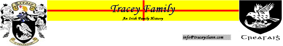 Family flag,info,TREACY3,Tracy crest Ireland