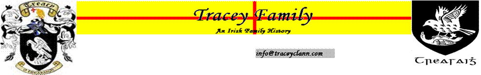 Family flag,info,TREACY3,Tracy crest Ireland